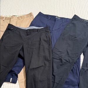 Men's Assorted Pants Set - Black, Navy, Tan